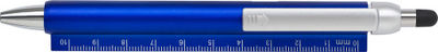 Bolígrafo con puntero y regla extraíble de 10 cm
