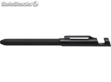 Bolígrafo con puntero y soporte para el móvil. Tinta negra