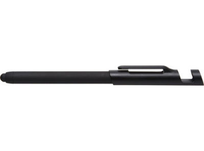 Bolígrafo con puntero y soporte para el móvil. Tinta negra
