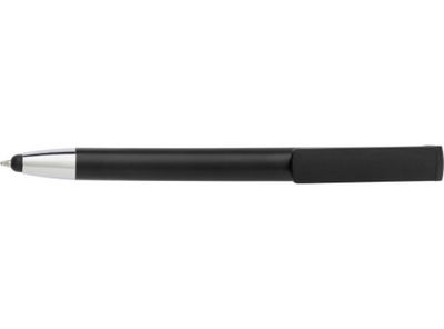 Bolígrafo con puntero y soporte para móvil. Tinta azul