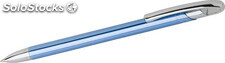 Bolígrafo de aluminio con mecanismo de giro y Tinta azul