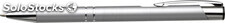 Bolígrafo de aluminio lacado con pulsador