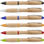 Bolígrafo de bambú con detalles en color abs - Foto 3