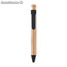 Bolígrafo de bambú negro MIMO9481-03