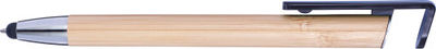 Bolígrafo de bambú y puntero táctil