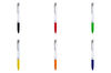 Bolígrafo de colores con mecanismo pulsador