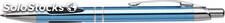 Bolígrafo de metal con detalles antideslizantes y Tinta azul