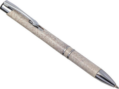Bolígrafo de paja de trigo y ABS con clip metálico