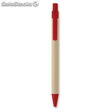 Bolígrafo de papel/maiz rojo MIIT3780-05