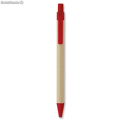 Bolígrafo de papel/maiz rojo MIIT3780-05