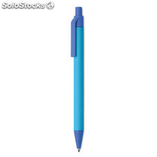 Bolígrafo de pulsador PLA azul MIMO9830-04