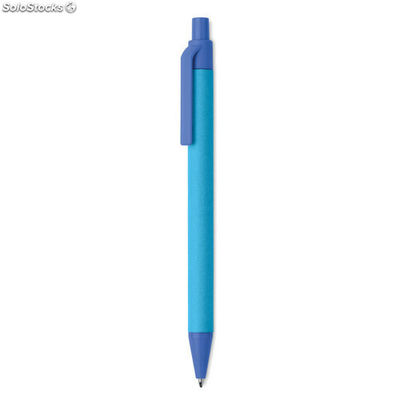 Bolígrafo de pulsador PLA azul MIMO9830-04