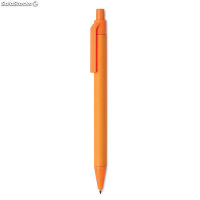 Bolígrafo de pulsador PLA naranja MIMO9830-10