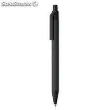 Bolígrafo de pulsador PLA negro MIMO9830-03