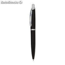Bolígrafo elegante con mecanismo pulsador y acabado brillante