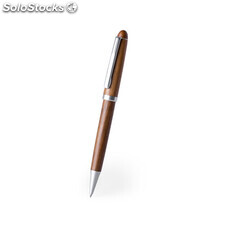 Bolígrafo elegante de madera de nogal con mecanismo giratorio