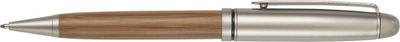 Bolígrafo en bambú y metal con estuche a juego