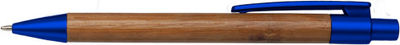 Bolígrafo en caña bambú con detalles en color - Foto 2