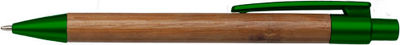 Bolígrafo en caña bambú con detalles en color - Foto 3