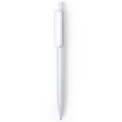 Bolígrafo en color con clip plano para marcaje