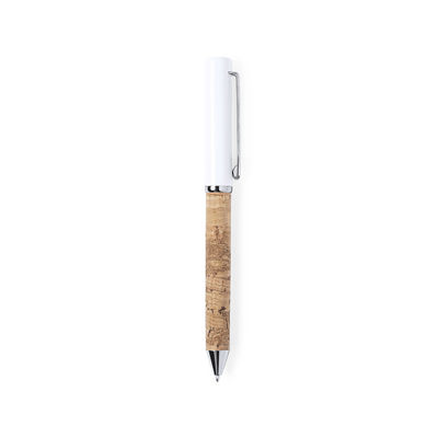 Bolígrafo en combinación de corcho natural y metal. - Foto 3