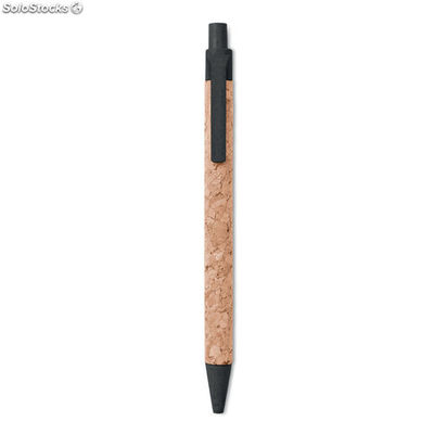 Bolígrafo en corcho negro MIMO9480-03