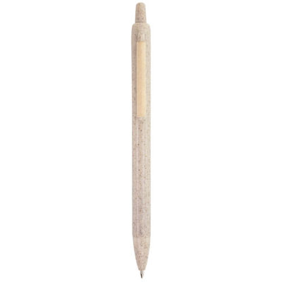 Bolígrafo fabricado en fibra De Trigo.