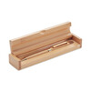 Bolígrafo giratorio de bambú madera MIMO9912-40