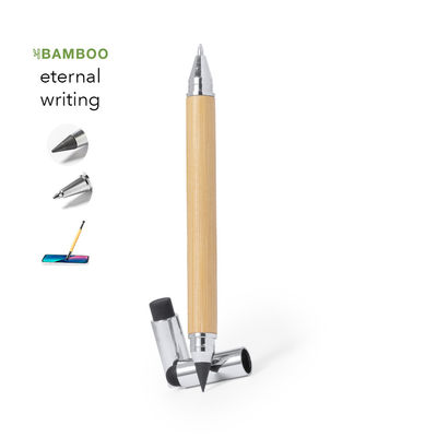 Bolígrafo lápiz eterno de bambú