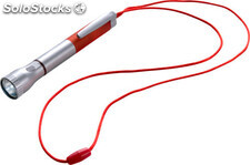 Bolígrafo linterna con cordón y cierre de seguridad