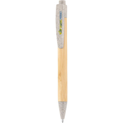 Bolígrafo madera y fibra de trigo - Foto 3
