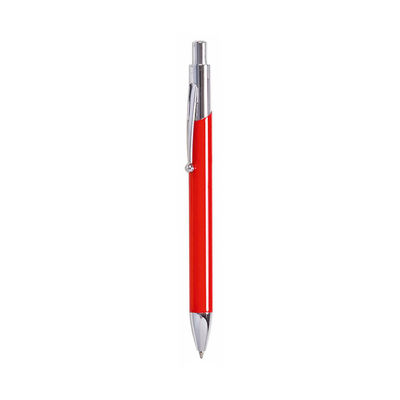 Bolígrafo metálico con funda de polipiel