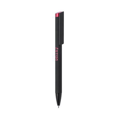 Bolígrafo original con cuerpo en negro para marcar en láser y mostrar color