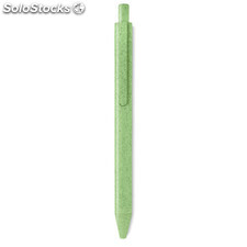 Bolígrafo paja de ABS verde MIMO9614-09