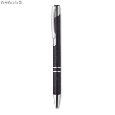 Bolígrafo paja y abs negro MIMO9762-03