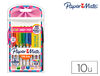 Boligrafo paper mate inkjoy 100 candy pop blister de 10 unidades colores