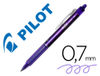 Boligrafo pilot frixion clicker borrable 0.7 mm color violeta en blister