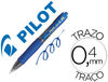 Boligrafo pilot g-2 pixie azul tinta gel retractil sujecion de caucho