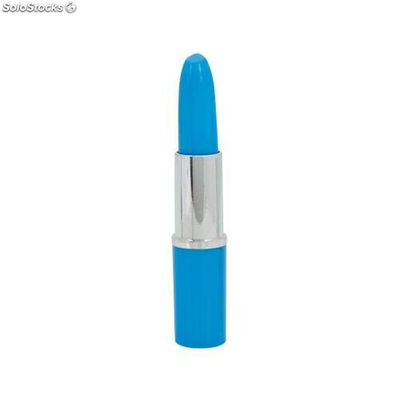 Bolígrafo pintalabios azul