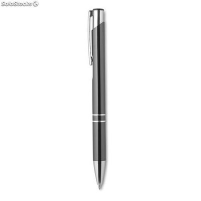 Bolígrafo pulsador tinta negra titanio MIKC8893-18