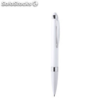 Bolígrafo Puntero de cuerpo curvo en blanco y color