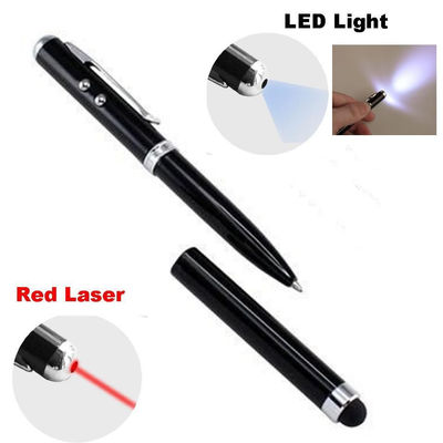Bolígrafo que incluye Linterna , Apuntador Laser y stylus para tablet / 4en 1