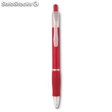 Bolígrafo rojo transparente MIKC6217-25