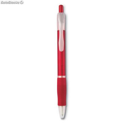 Bolígrafo rojo transparente MIKC6217-25