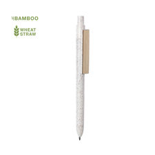 Bolígrafo sostenible caña de trigo y bambú