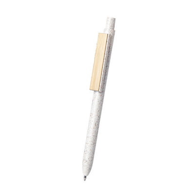Bolígrafo sostenible caña de trigo y bambú - Foto 2