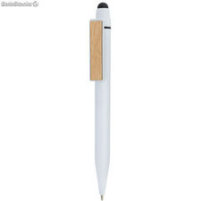 Boligrafo touch con clip bambu