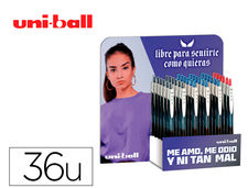 Boligrafo uni-ball jetstream sport sxn-150 tinta hibrida 1.0 mm expositor de 36