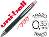 Boligrafo uni-ball jetstream sxn-210 retractil tinta hibrida color rojo
