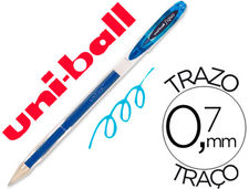 Boligrafo uni-ball roller um-120 signo 0.7 mm tinta gel color azul claro